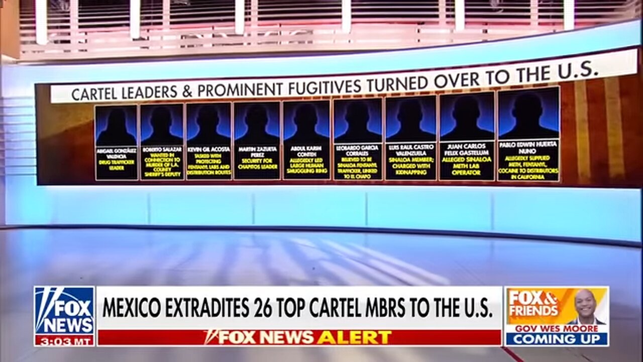 BREAKING: Mexico extradites 26 top cartel leaders to US