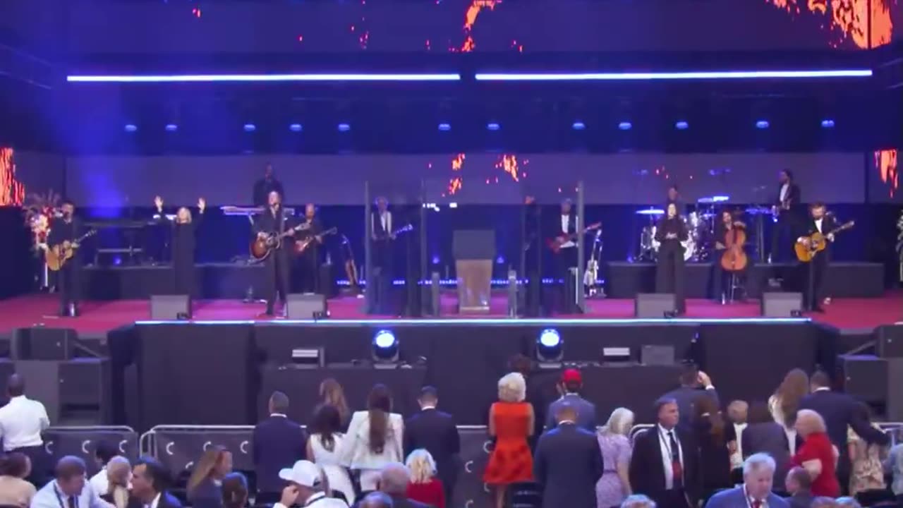 Charlie Kirk Memorial, September 21, 2025, Glendale, AZ How Great Thou Art