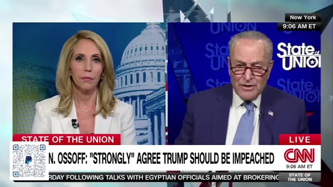 Chuck Schumer Doesnt Rule Out Trump Impeachments
