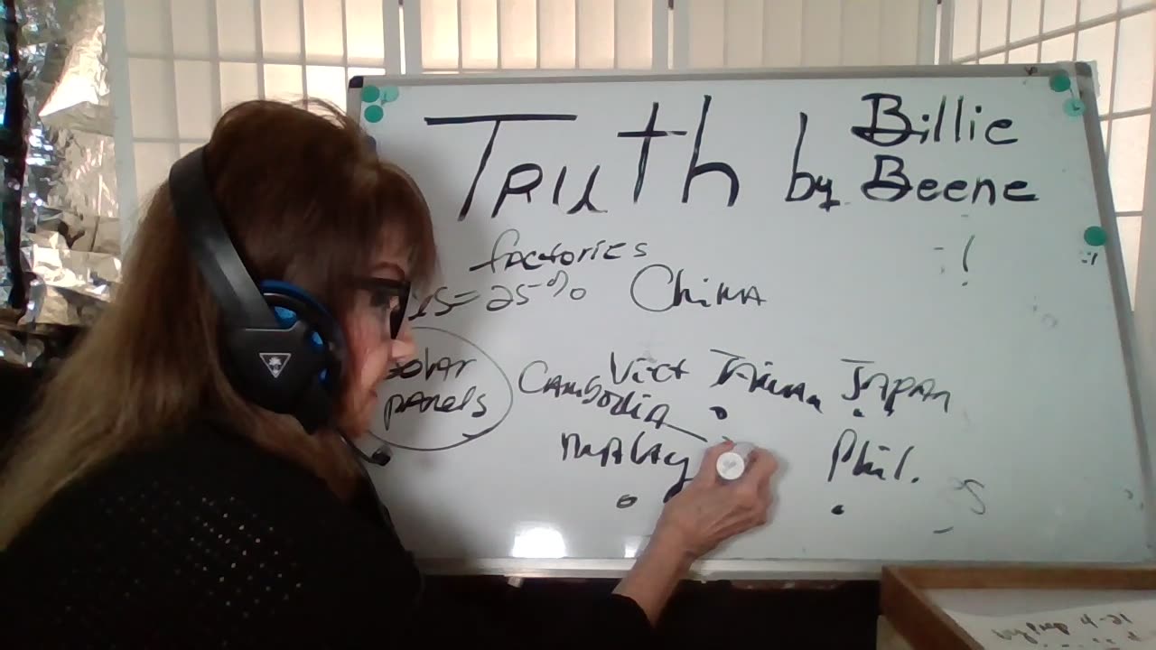042325 7A(TX)TRUTH BY BILLIE BEENE FLASH SUN/DNA CHGS/144,000! PRES T-PEACE/WAR! TARIFF 3500%!