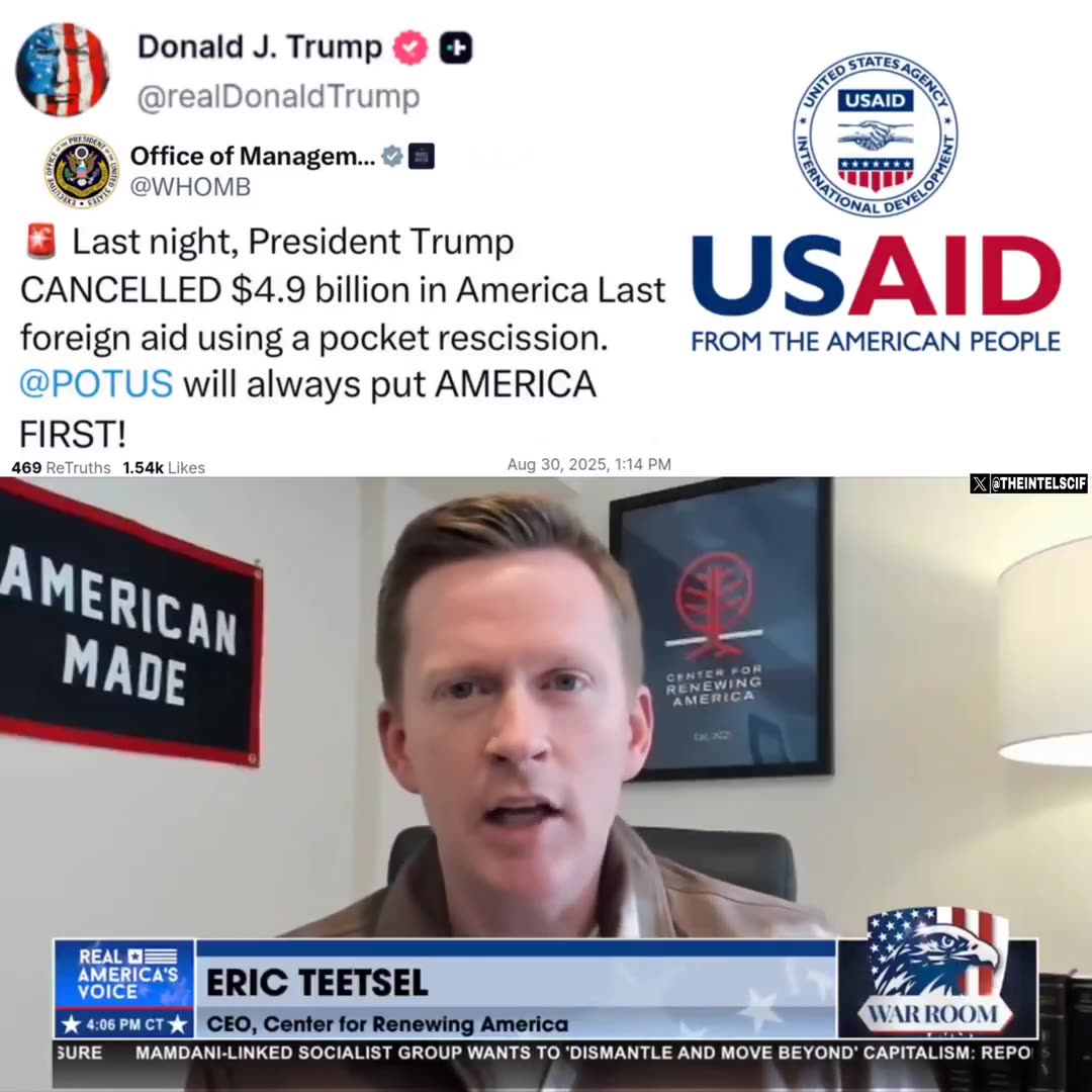 Trump severs remaining deep state money laundering machine USAID with $4.9...