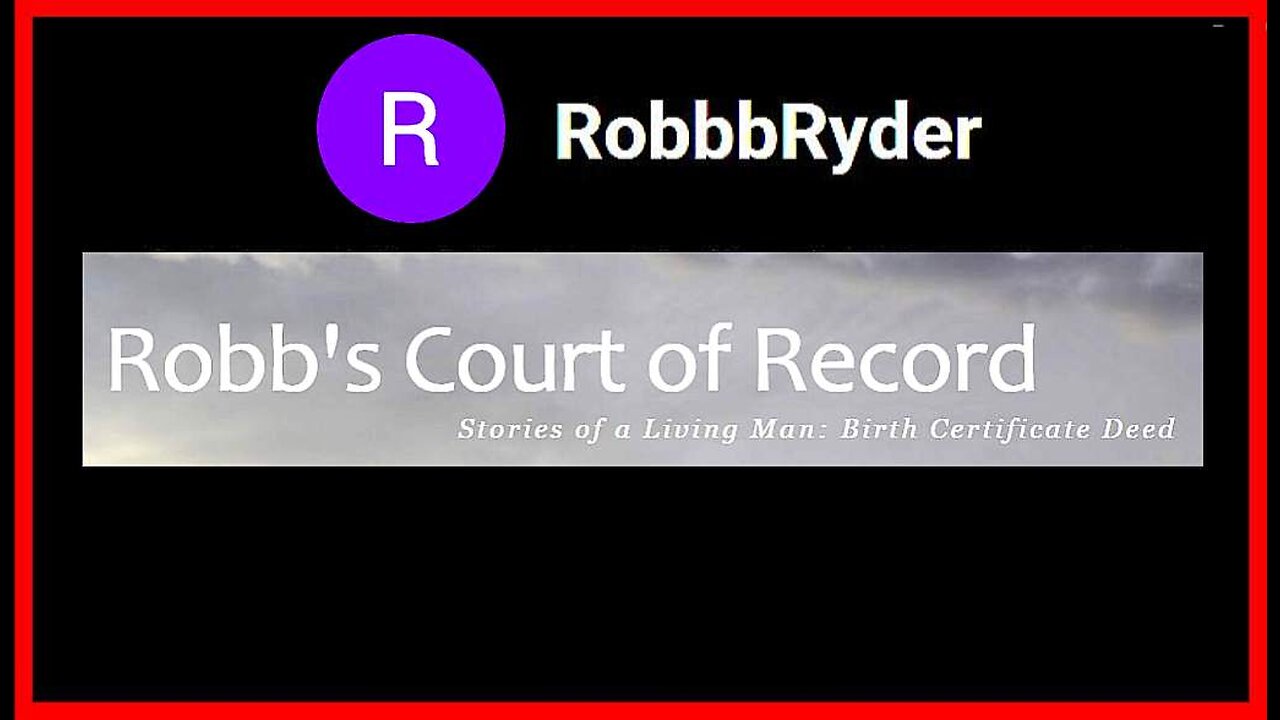 ROBB RYDER Material (Court of Record) β’π5h 5min