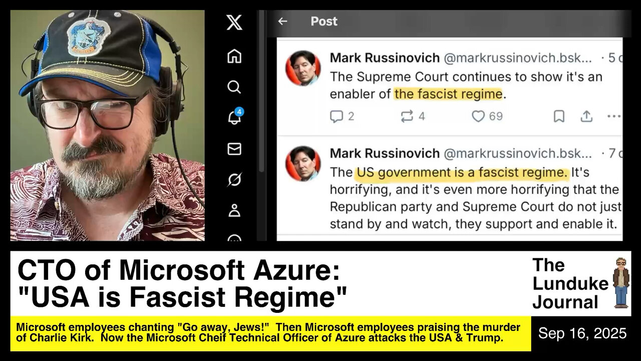 CTO of Microsoft Azure: USA is Fascist Regime