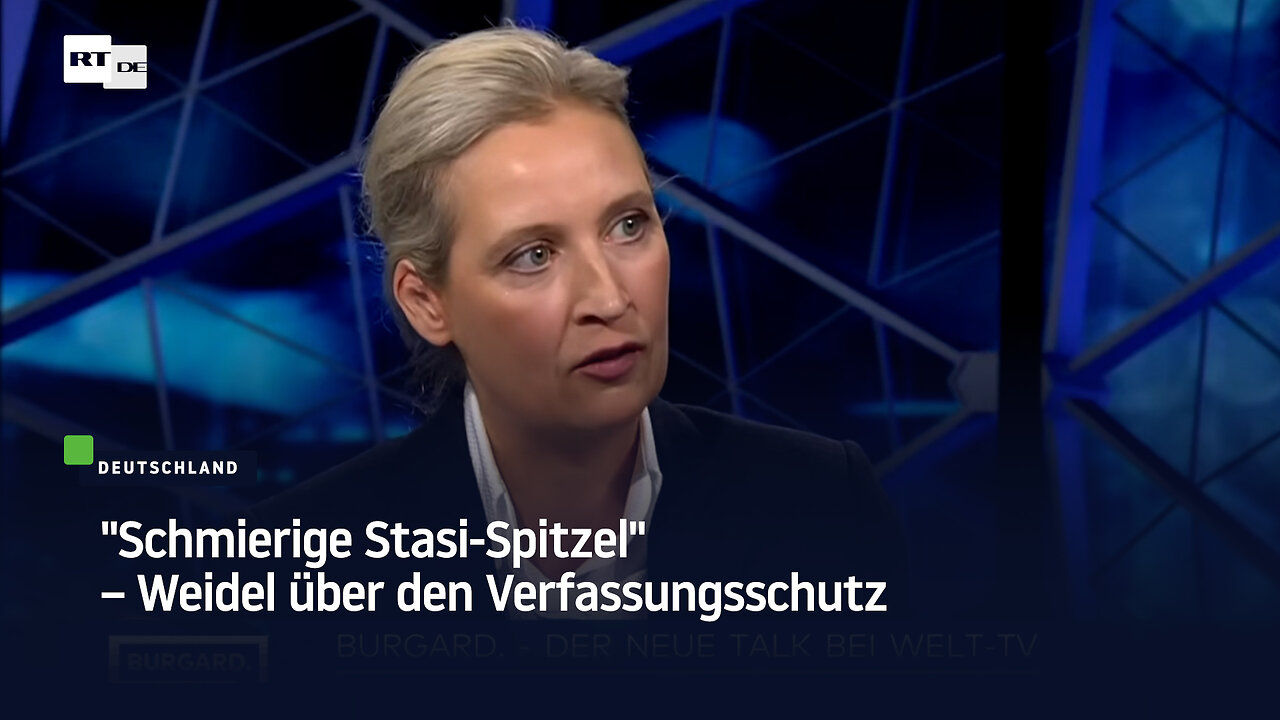 Schmierige Stasi-Spitzel – Weidel über den Verfassungsschutz