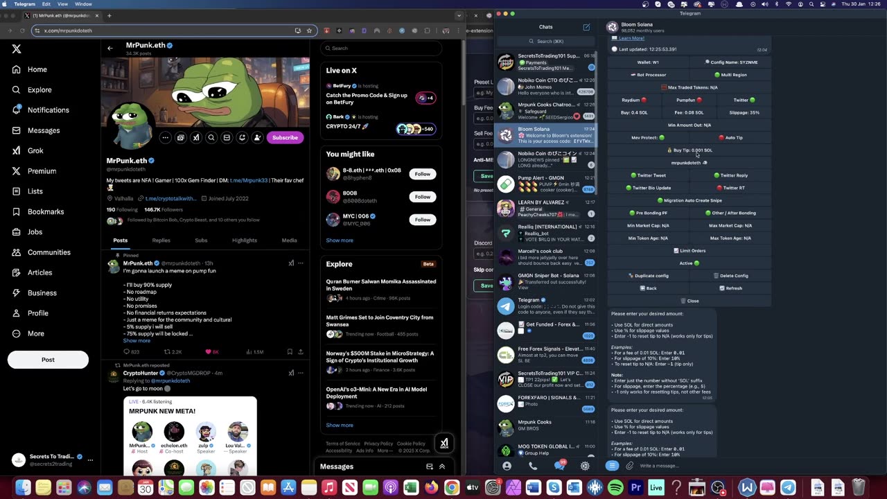 How To Snipe 1000x Memecoins Automatically With The Bloom Bot! (FASTEST BOT)