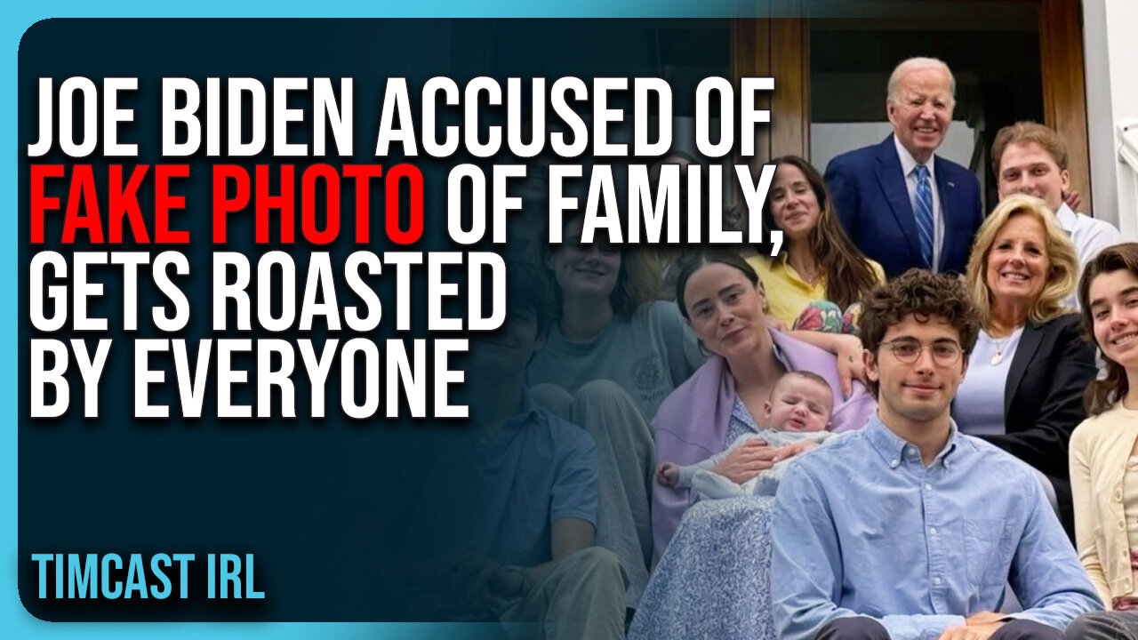 Joe Biden Accused of FAKE PHOTO of Family, Gets ROASTED BY EVERYONE