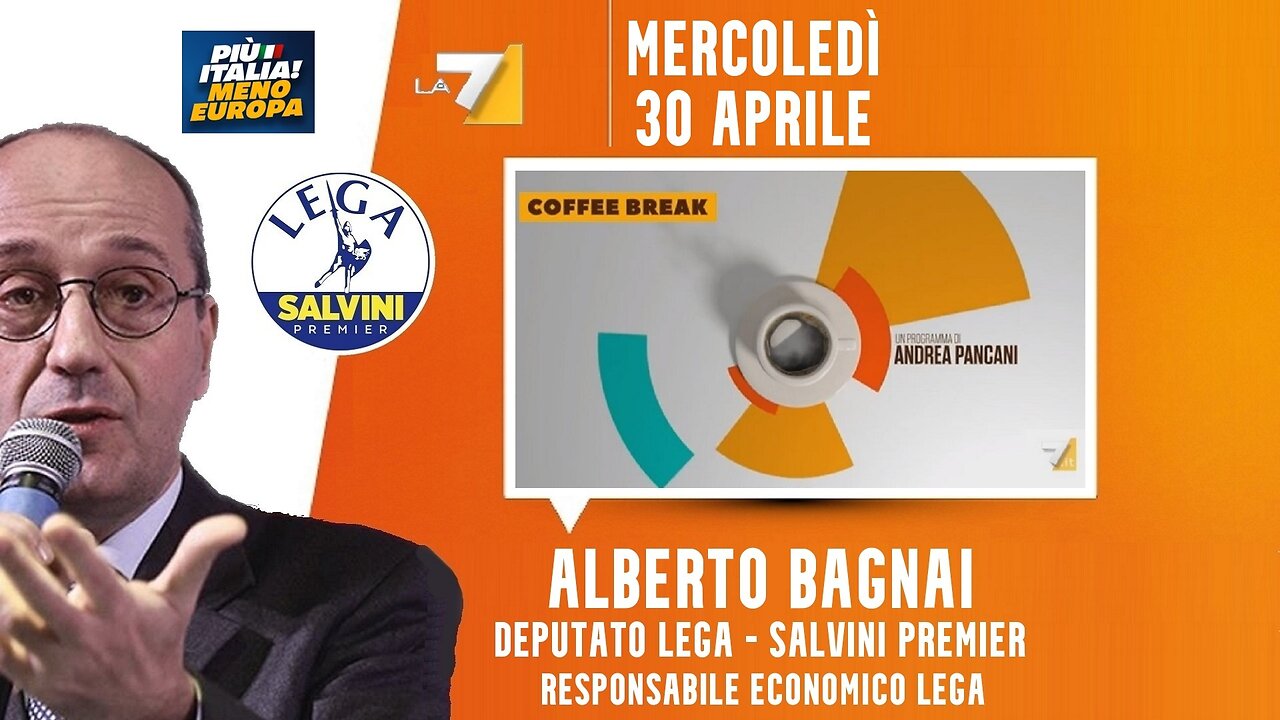 🔴 Interventi dellOn. Alberto Bagnai ospite a Coffee Break di Andrea Pancani (30.04.2025)
