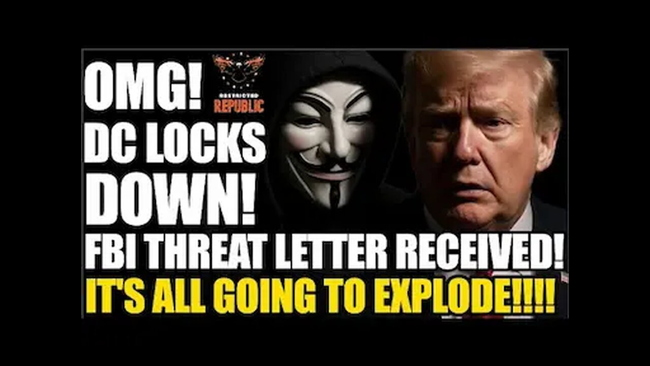 OMG! D.C. LOCKS DOWN, FBI THREAT LETTER RECEIVED! ITS ALL ABOUT TO EXPLODE!