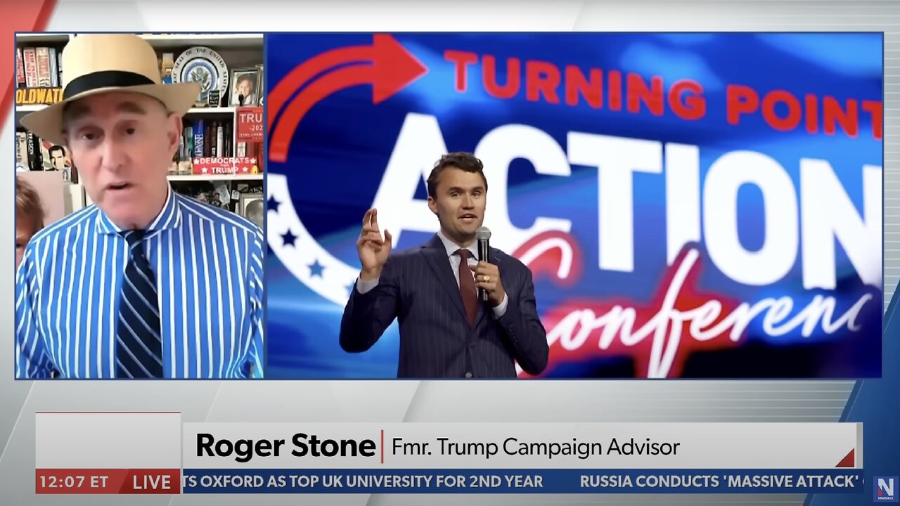 Charlie Kirk in death will change history: Roger Stone | Newsmax