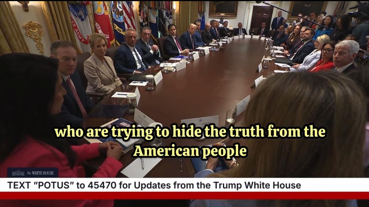 DNI Gabbard “found many bags about the corrupt 2020 election says Pres Trump 👀🔥 8.26.25