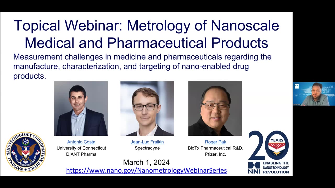 Metrology of Nanoscale Medical and Pharmaceutical Products NNI-MIT.nanotube