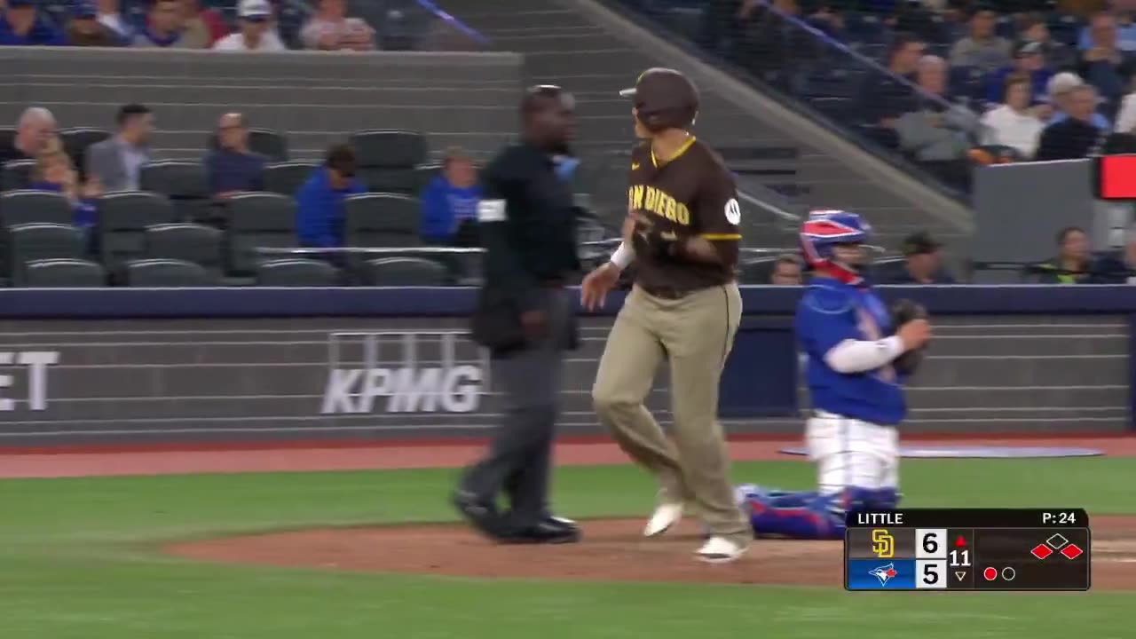 MLB - Gavin Sheets strikes again! Hes driven in 5 of the 6 @Padres runs ๐ฅ