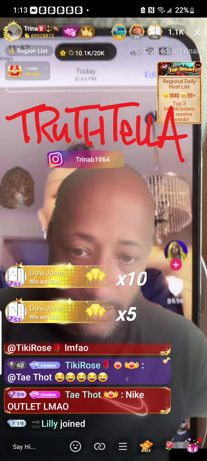 TRINA B 3RD SHIFT GOING IN ON DAREALSUPABIHH LINES HIM & GETS READ FOR FILTH