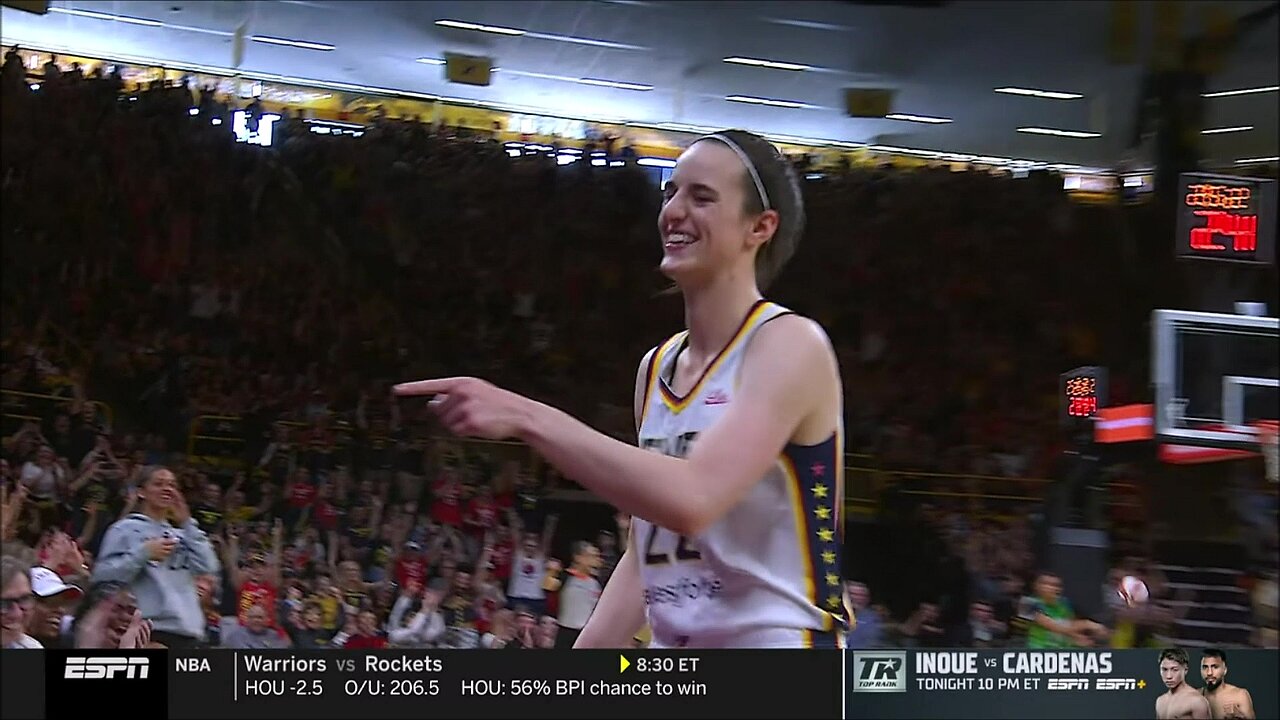 🤯 Caitlin Clark LOGO 3 BEYOND spot she BROKE NCAA scoring record! Indiana Fever womens basketball
