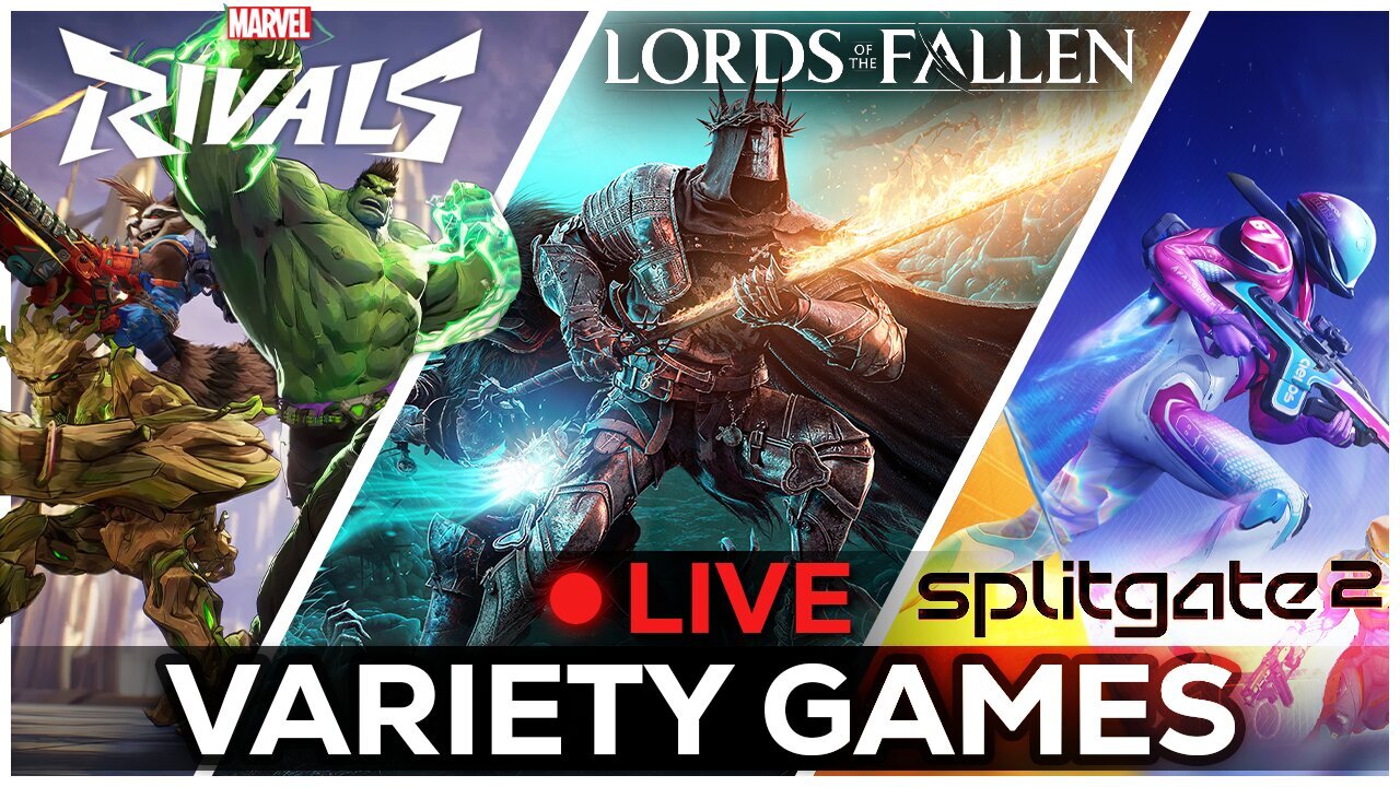 🔴LIVE IN 1440p! - Splitgate 2, Fortnite Practice, Lords of The Fallen, and More! - Come Hang Out!