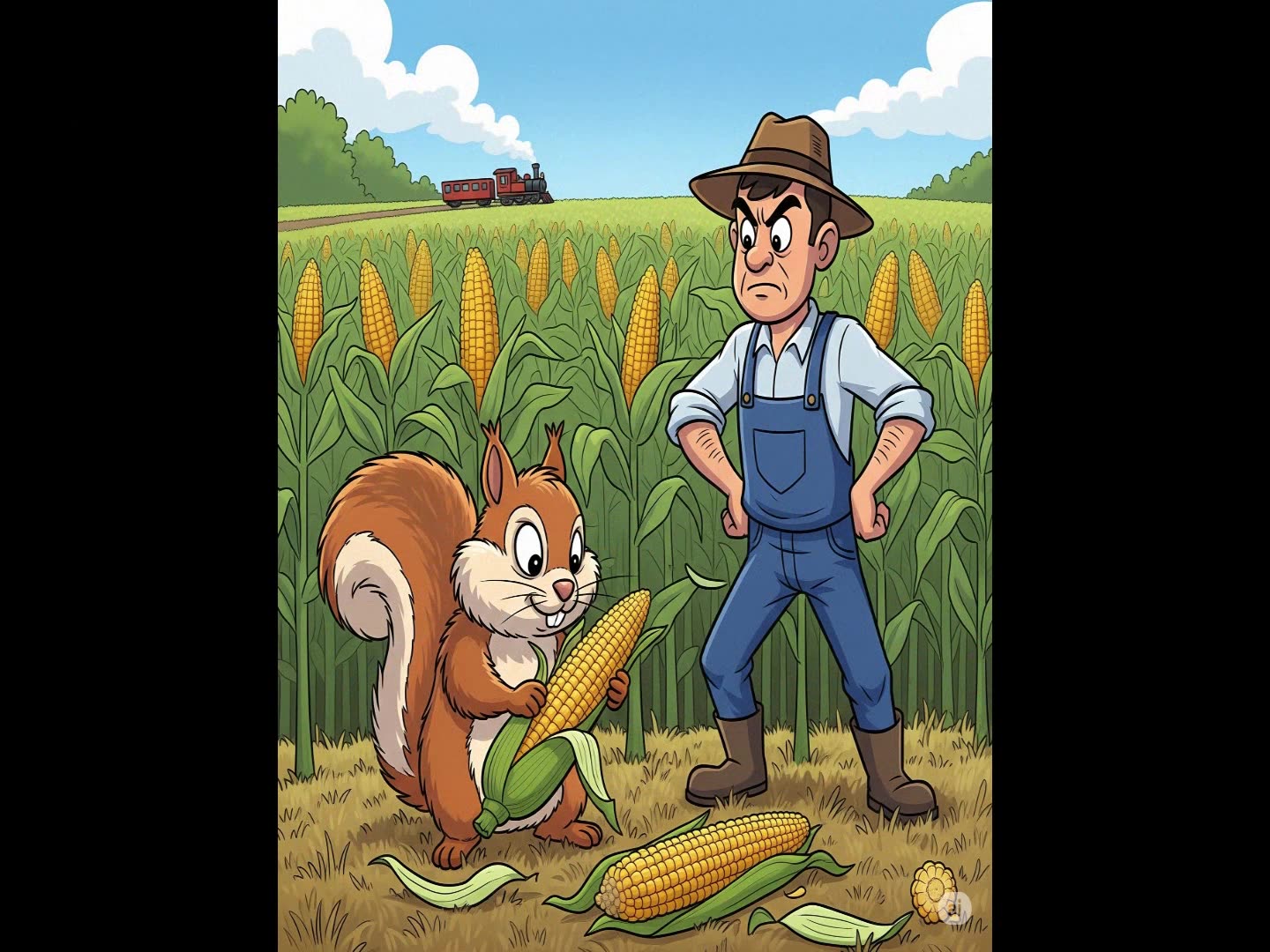 Racoons Tail Is Ringed All Around - Banjo
