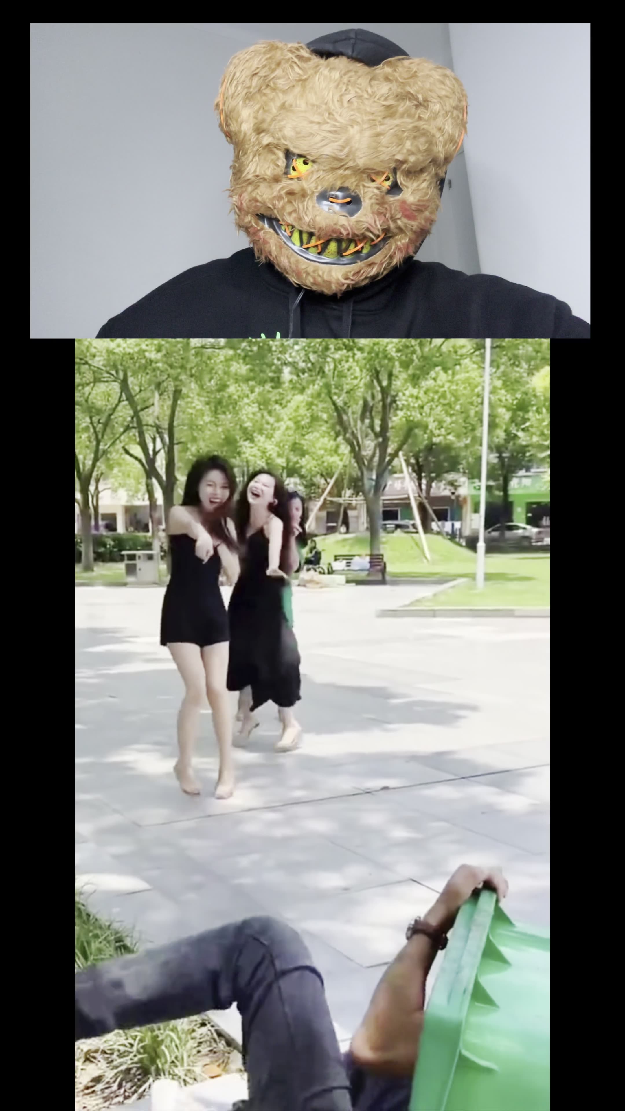 Funny prank reaction 😂😂