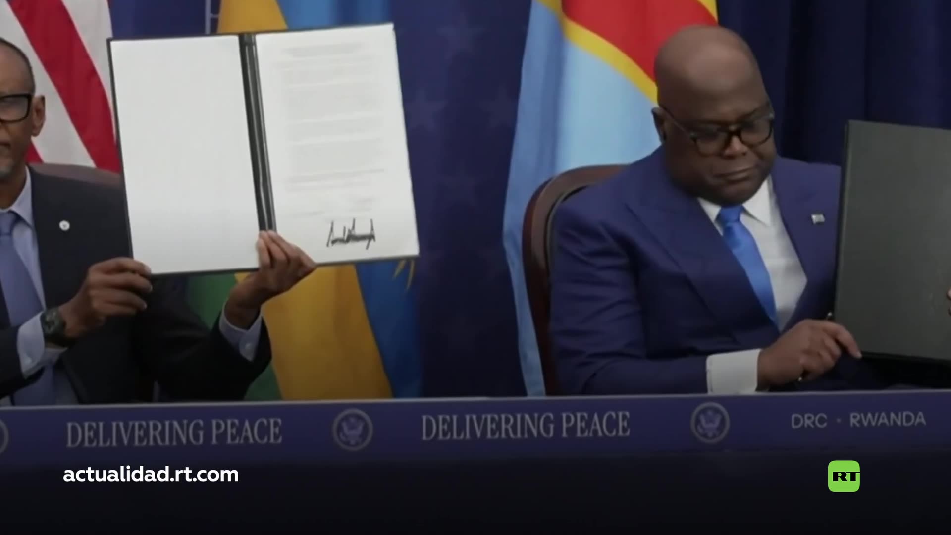 Un gran milagro: RDC y Ruanda firman un acuerdo de paz con la intermediación de Trump