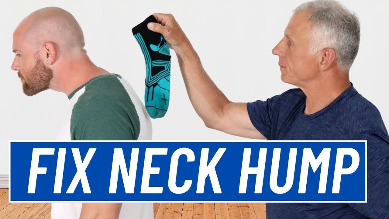 How You Can Get Rid of Neck Hump With a SOCK. Dowagers Hump