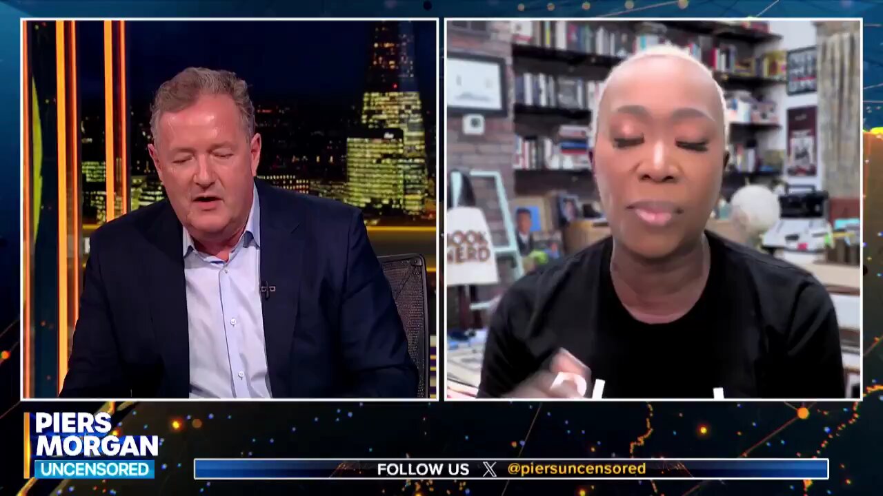 Piers Morgan alleges Joy Reids homophobia on his show, citing a past blog post, and she goes nuts.