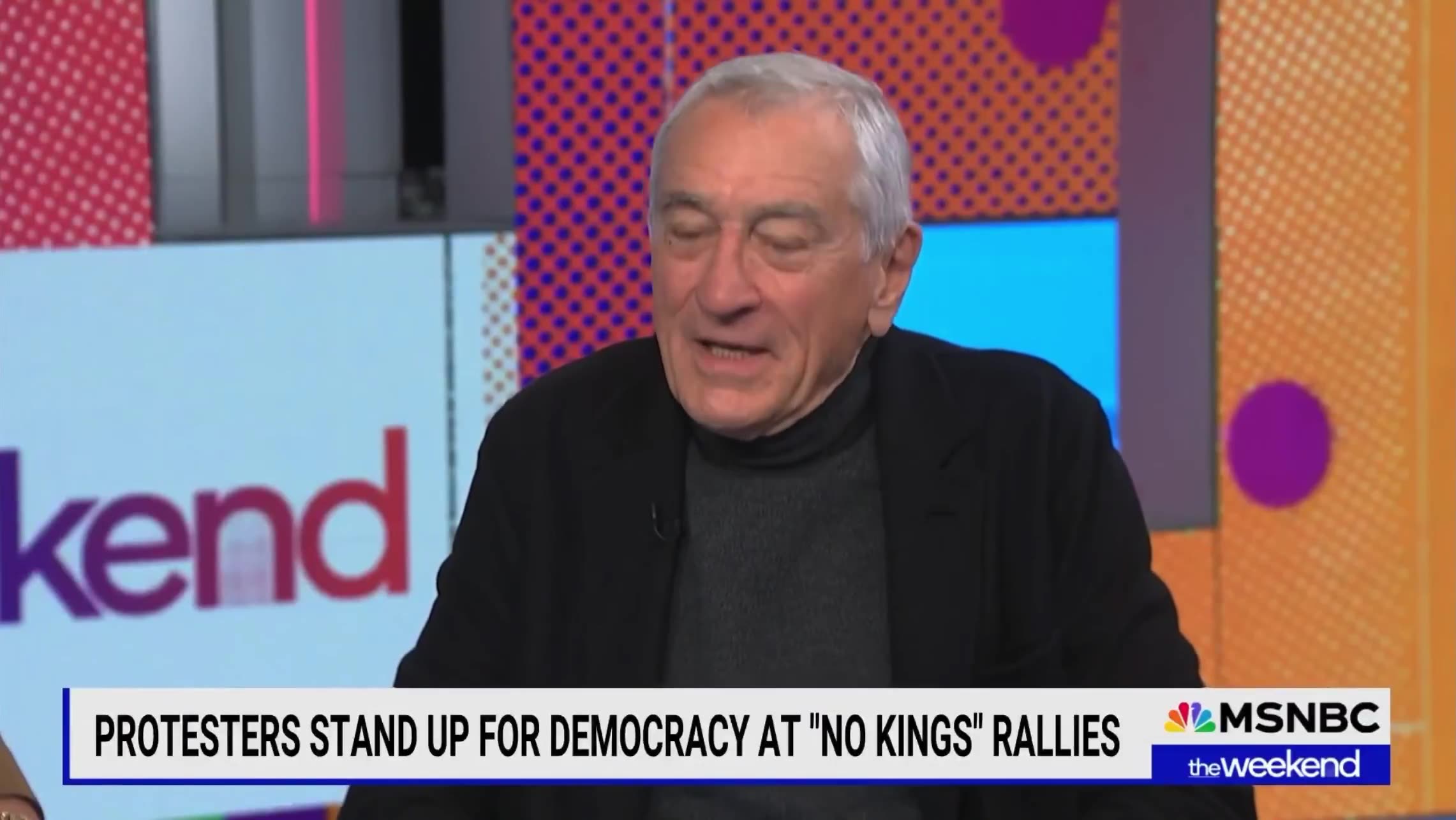 ROBERT DE NIRO: Stephen Miller is a Nazi, & he is Jewish. 🤡