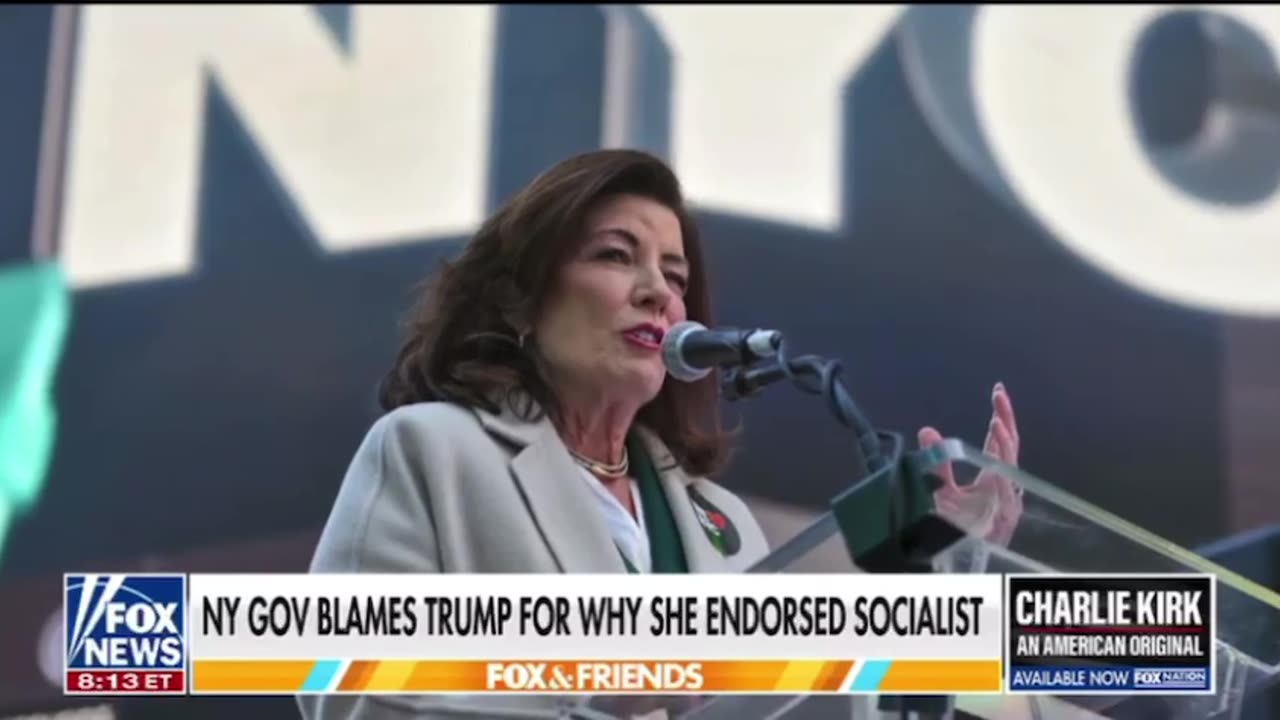 New York Governor Blames Trump For Supporting Socialist