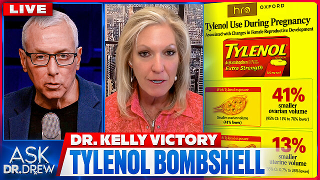 New Study: Tylenol In Pregnancy Linked To Female Reproductive Damage & 41% Smaller Ovaries w/ Dr. Kelly Victory & Nic Hulscher – Ask Dr. Drew thumbnail