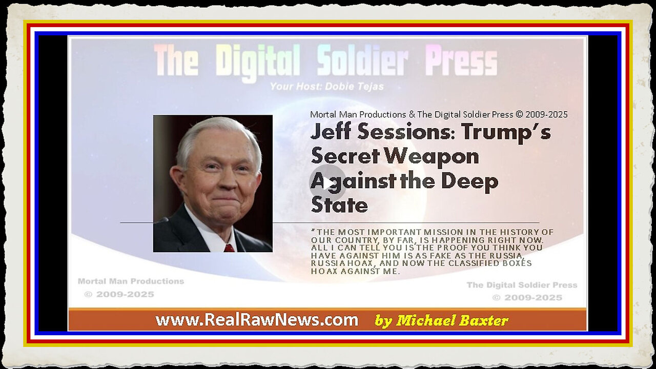 Jeff Sessions - Trumps Secret Weapon Against the Deep State