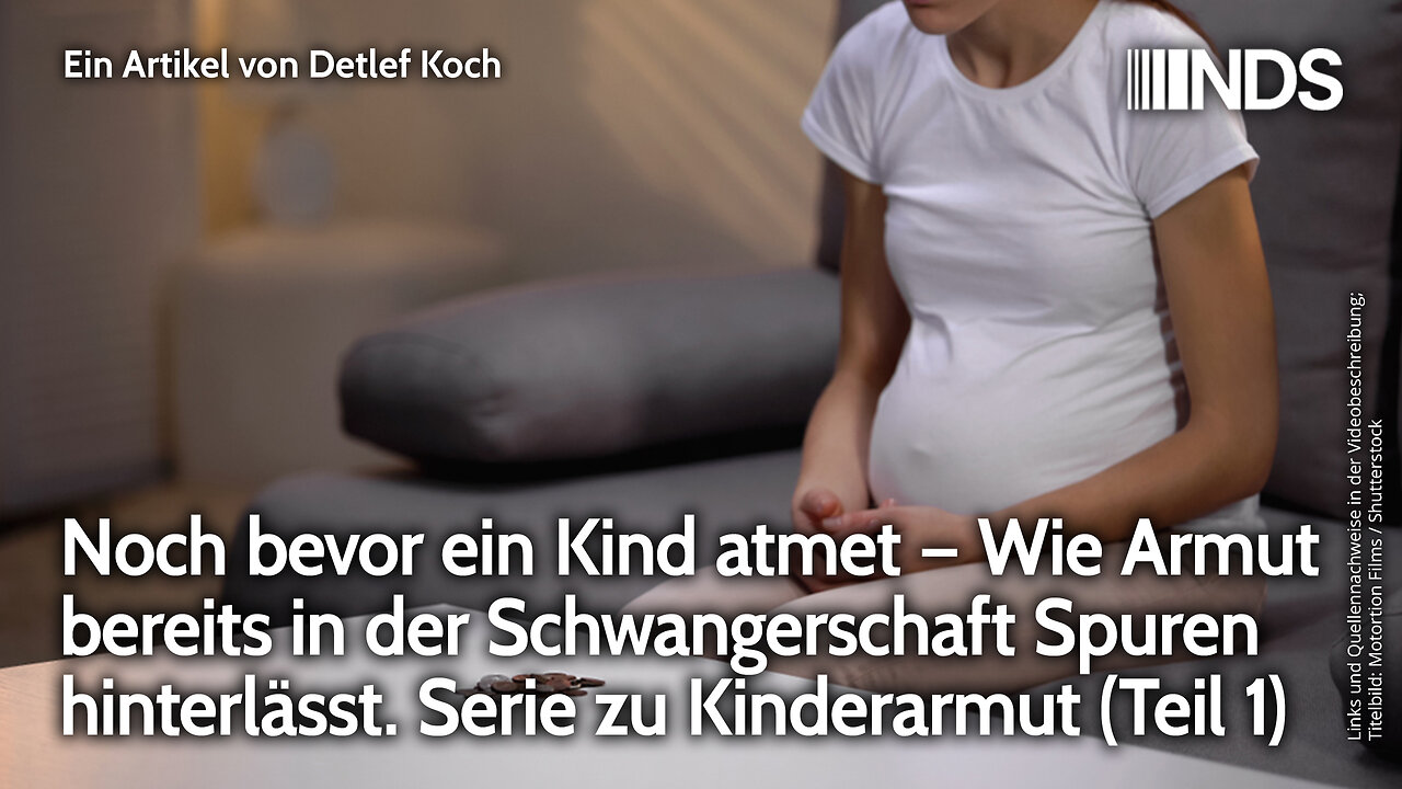 Wie Armut bereits in der Schwangerschaft Spuren hinterlässt. Serie zu Kinderarmut (Teil 1) | NDS