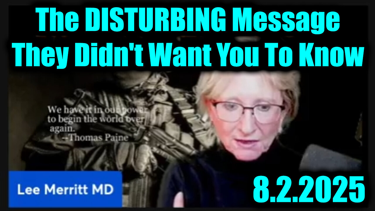 8.2.25 - The DISTURBING Message They Didnt Want You To Know