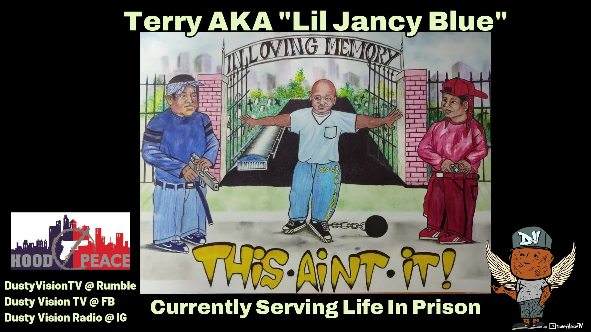 ROLLIN 60 CRIP SERVING LIFE IN PRISON INTERVIEW