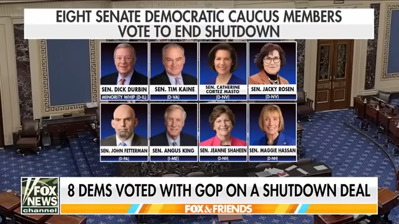 BAD LUCK CHUCK: Dems implode after shutdown loss, turning fire on Schumer