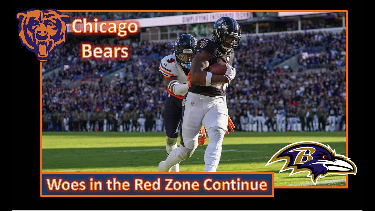 Woes in the Red Zone Continue l Bears Week 8 Post Game vs Ravens l Da Bears With Dark