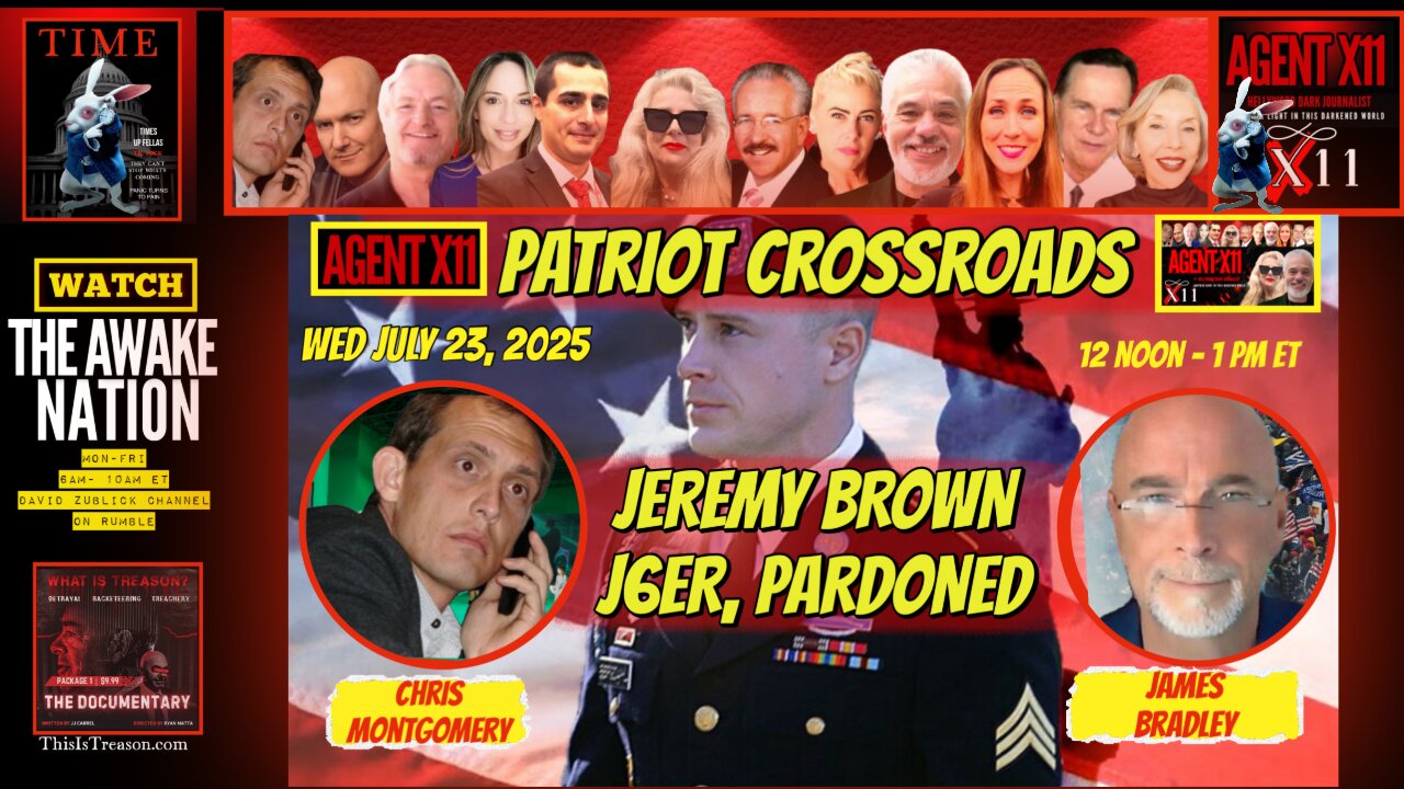 AGENT X11: EP 259: PATRIOT CROSSROADS WITH CHRIS MONTGOMERY AND JAMES BRADLEY