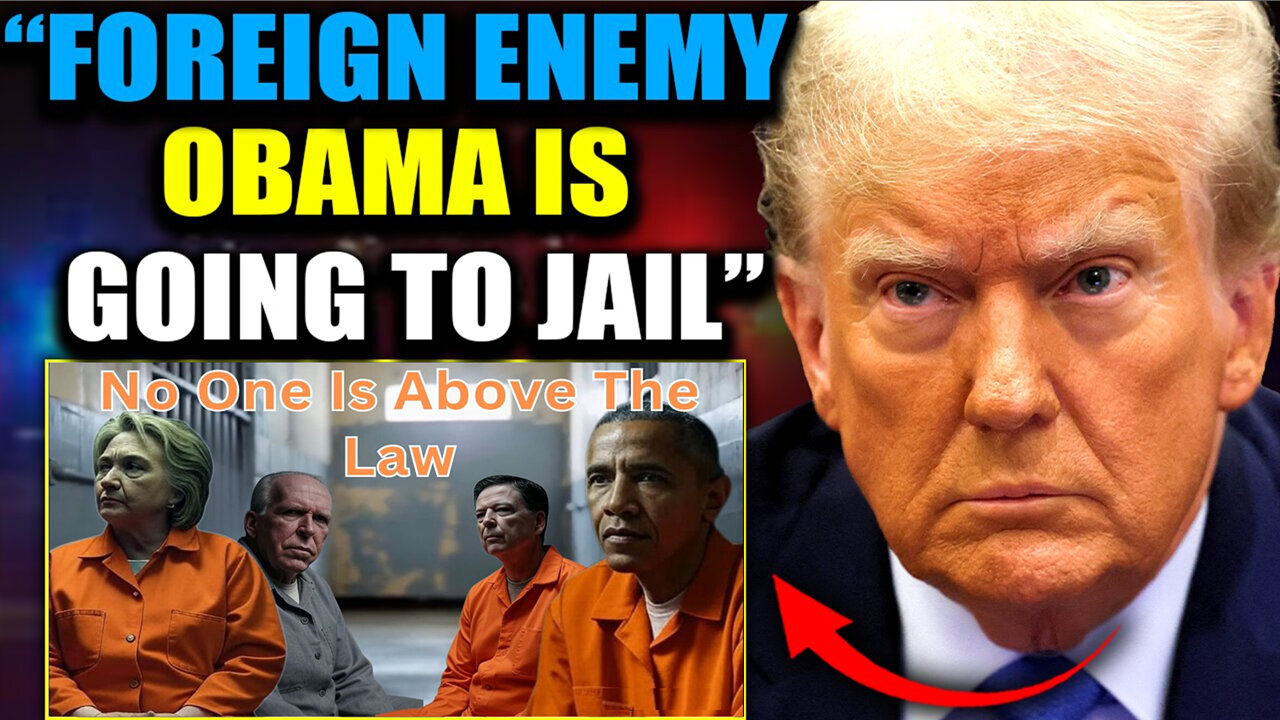 Trump Authorizes Arrest of Foreign Enemy Barack Obama As JAG Schedules D.C. Military Tribunals