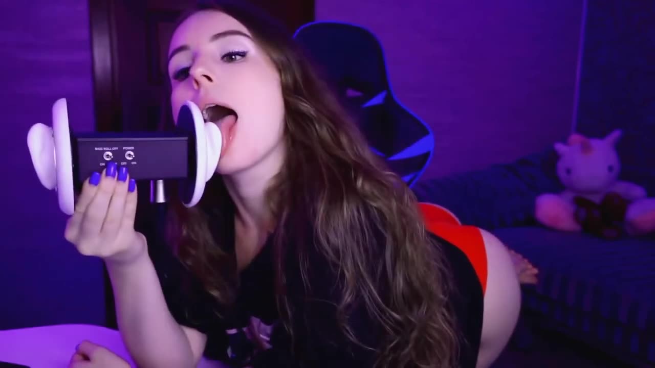 Intense ASMR Ear Licks | Random Girl