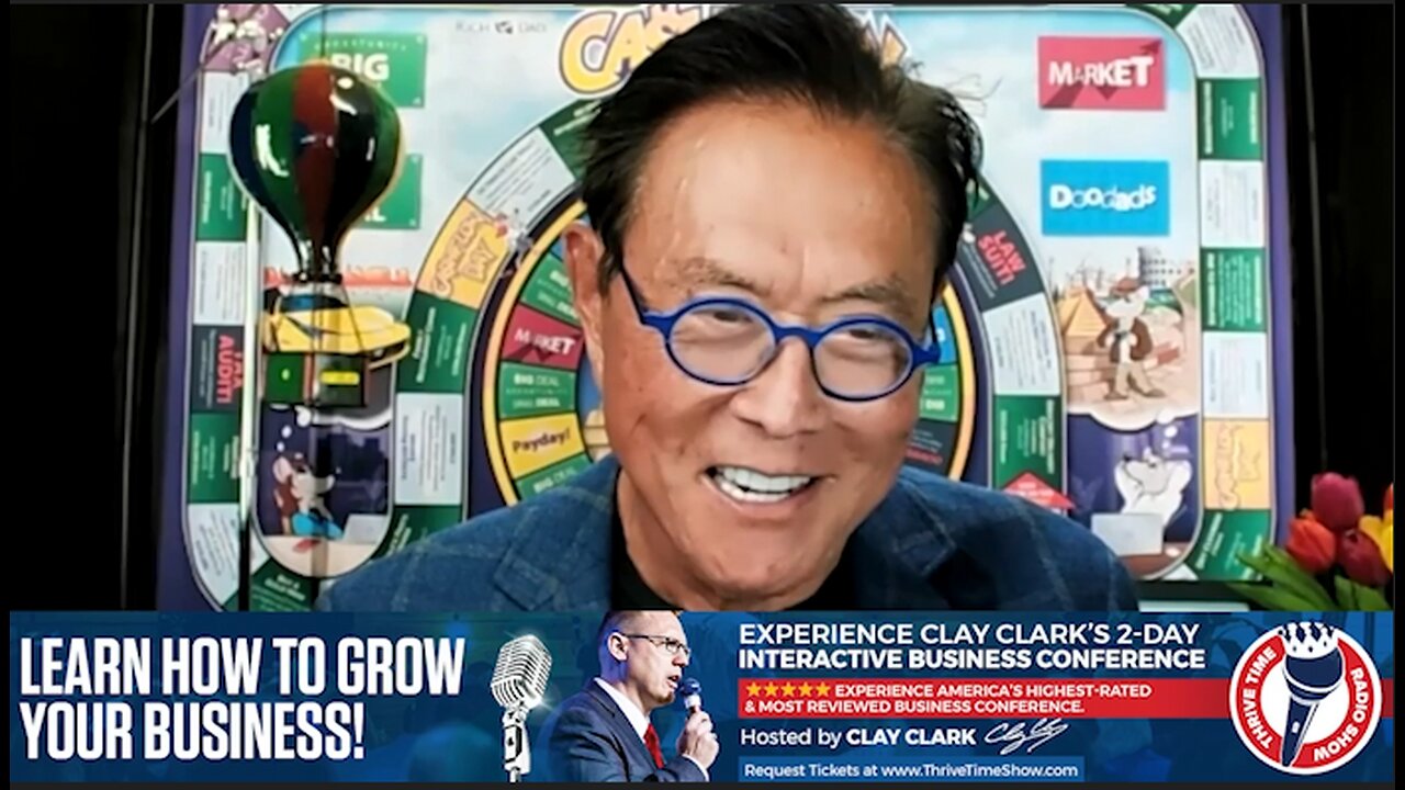 Cashflow Quadrant | How to Escape the Rat Race (Understanding the Quadrant) + Transition from Employee, to Self-Employed, to Business Owner to Investor + Join Eric Trump At Clay Clarks Sept. 25-26 Business Conference)