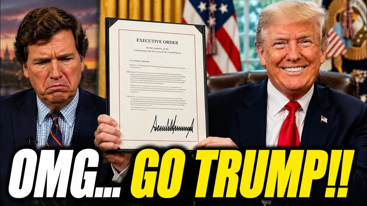 Trump Signs NEW Order to Cut Off Democrats as Tucker Drops BIZARRE Anti-Trump Memo