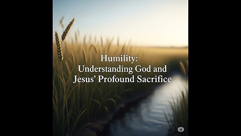 Humility: Understanding God and Jesus' Profound Sacrifice