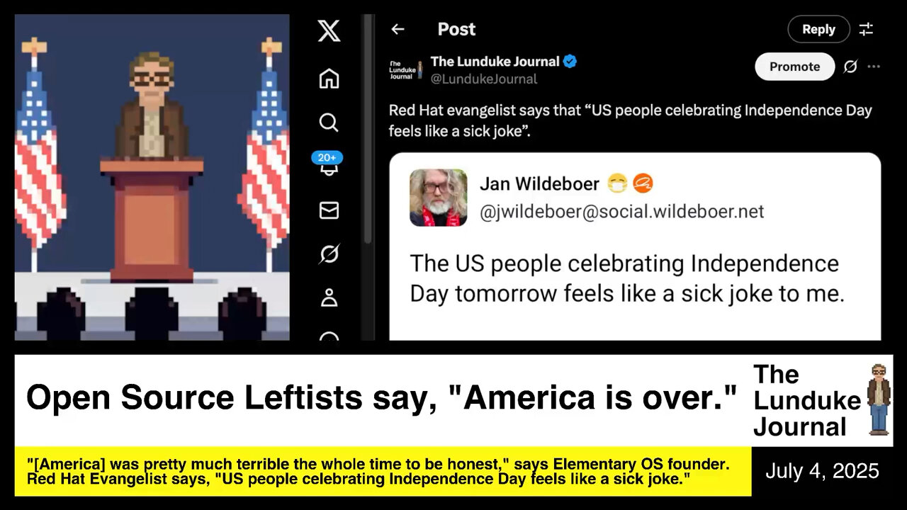 Open Source Leftists say America is Over