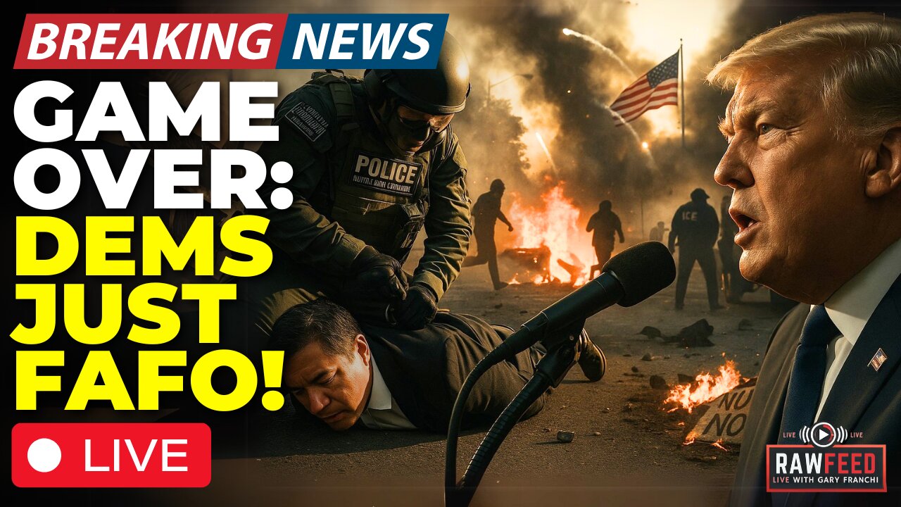 🚨LIVE: CRAZY Senator Cuffed On Camera! Trumps Vindication Total! ICE Crackdown! Dems in Freefall!
