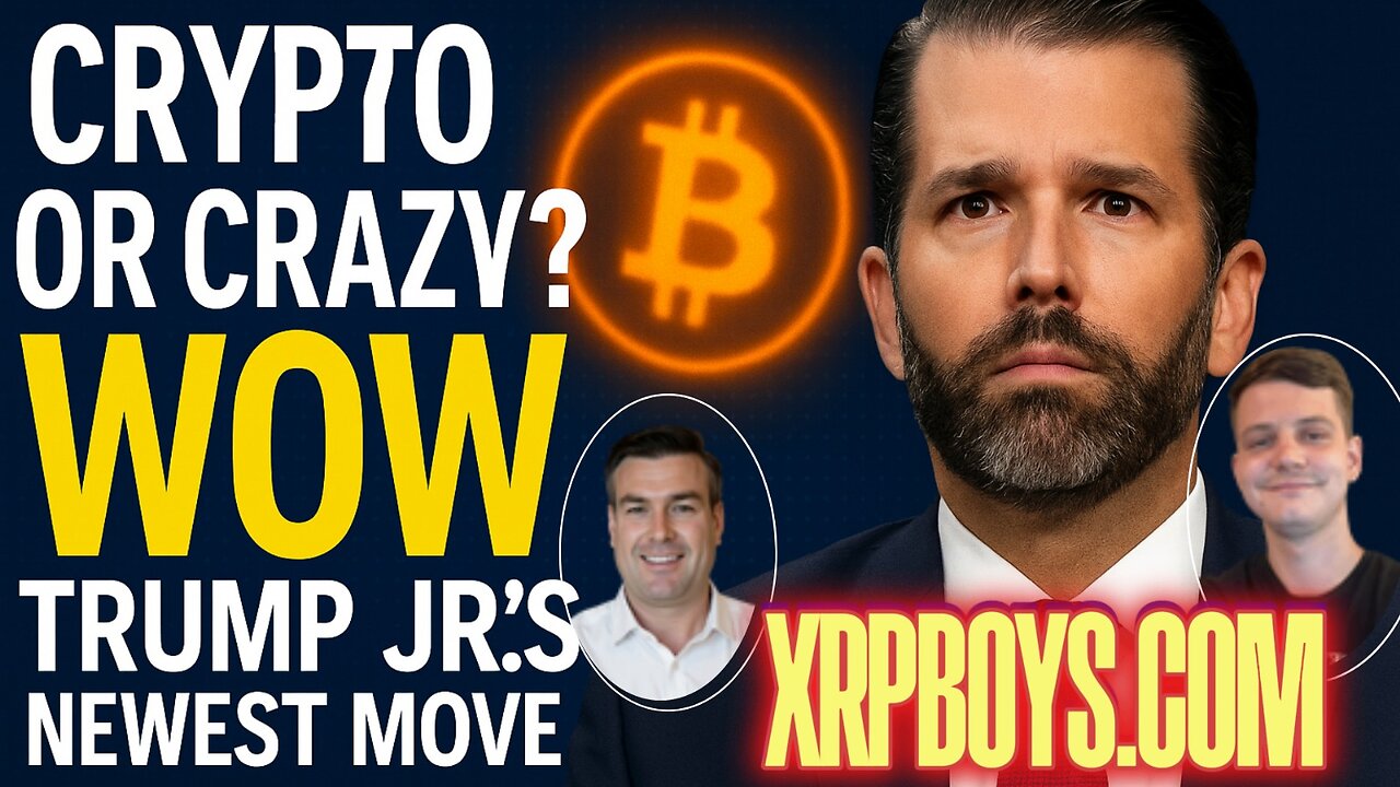 CRYPTO OR CRAZY? WOW! TRUMP JRS NEWEST MOVE🔥 WITH PAUL BROOKER & ZESTER ZERFOSS