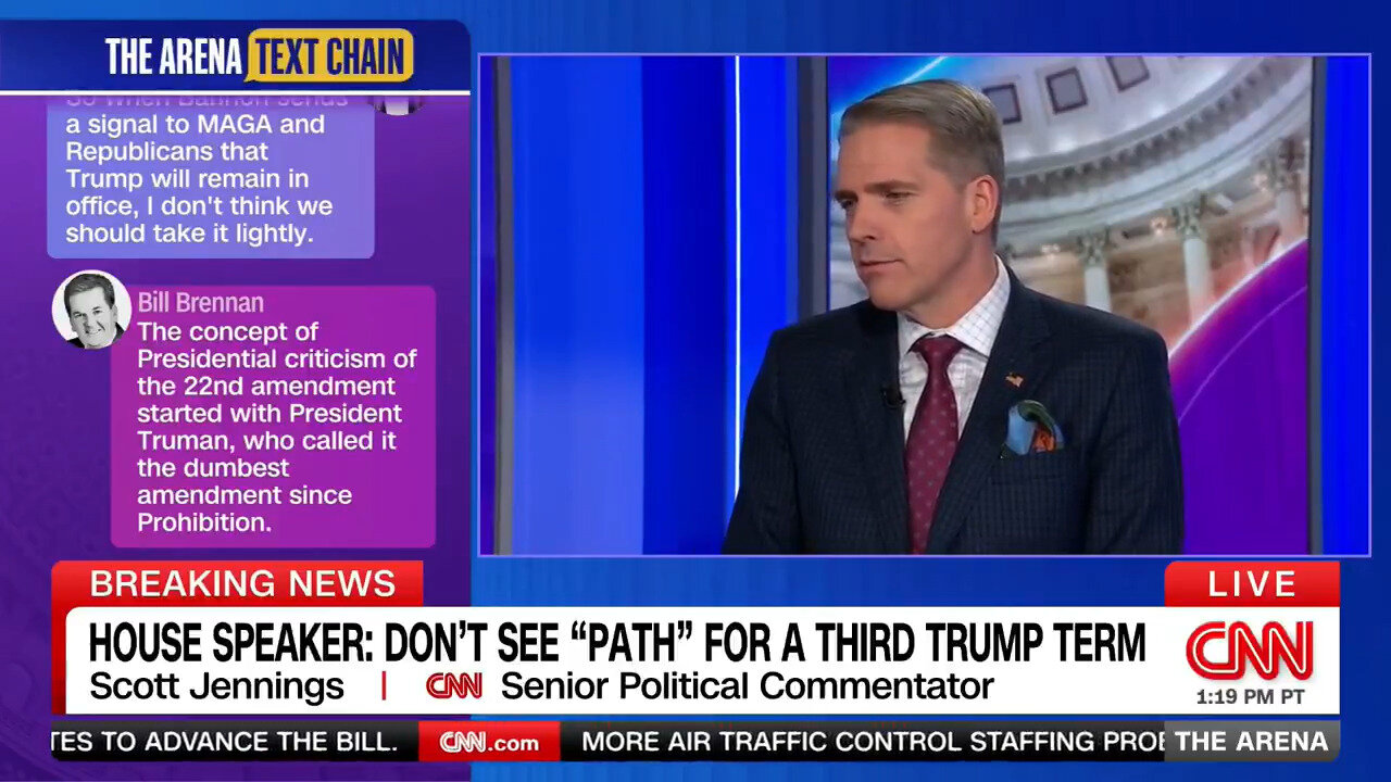 Scott Jennings MOCKS Democrats For Melting Down Over President Trumps 3rd Term Talk