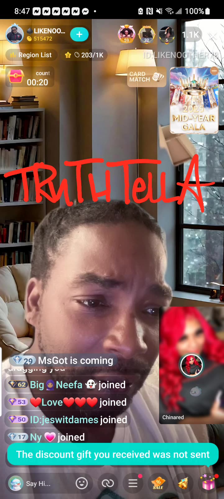 ASHLEY CHINARED ON FUCKBOY PEDOPHILE LIKENOOTHER LIVEPT. 2