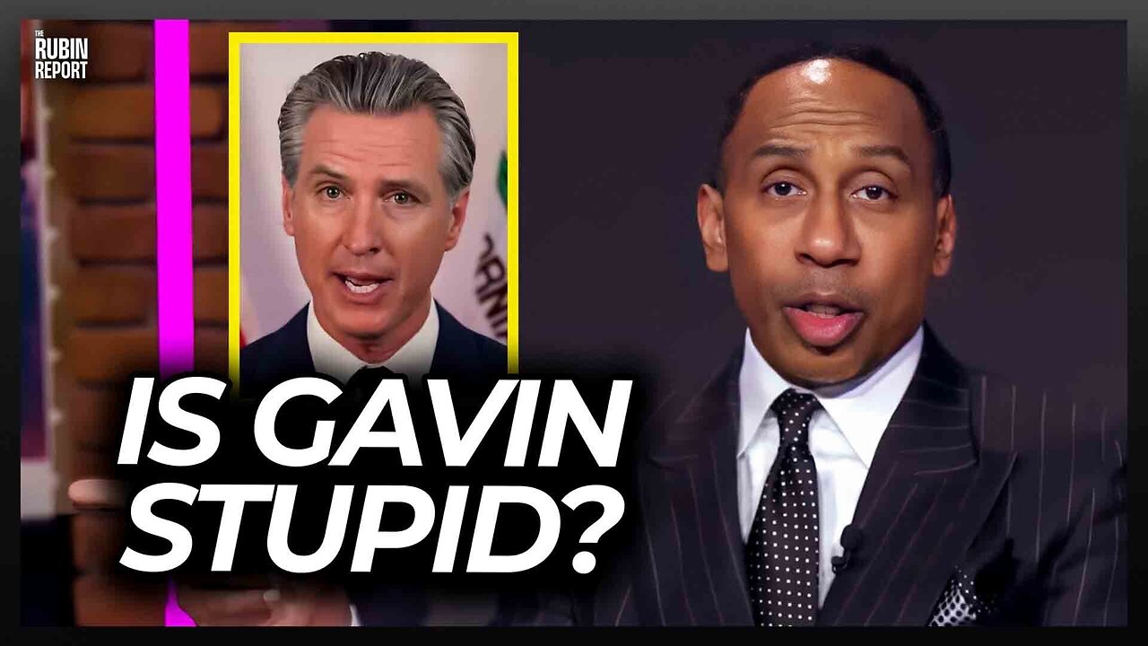 Audience Surprised When Stephen A. Smith Trashes Gavin Newsom for Being Clueless
