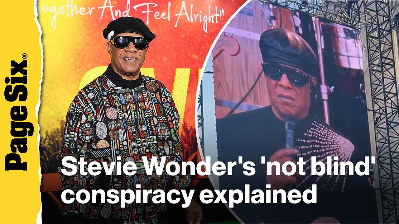 Stevie Wonders not blind conspiracy theory explained