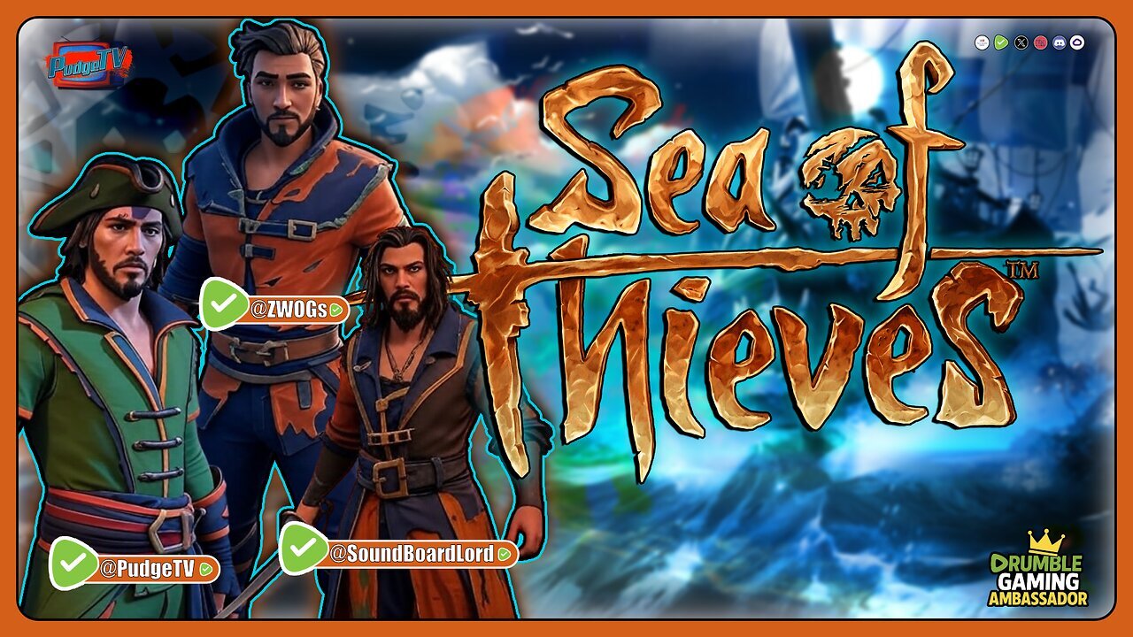 🟢Pillaging, Plundering & Playing Sea of Theives | The Three Rumskateers Set Sail