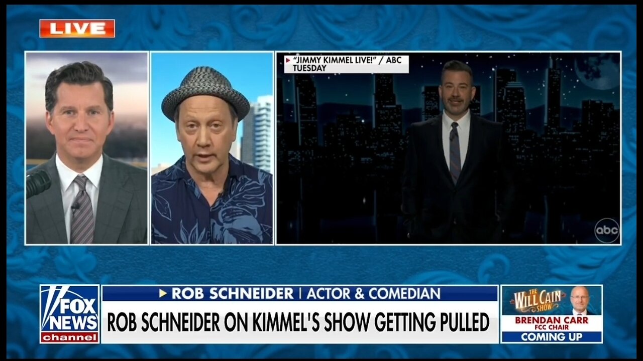 Rob Schneider: Im Shocked TV Hosts Are Not Guaranteed In Our Constitution