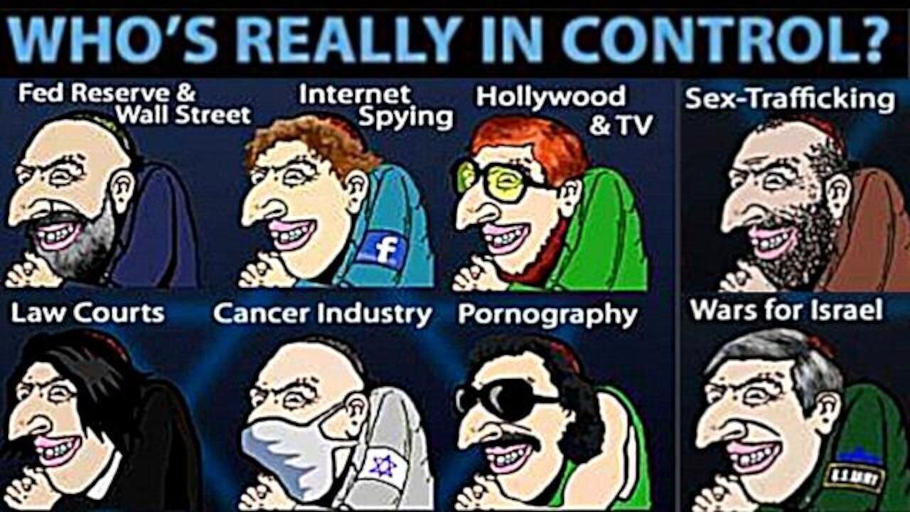 ✡️ Talmudic Jews The Synagogue of Satan Control Everything! (IS THIS THE MATRIX ?)