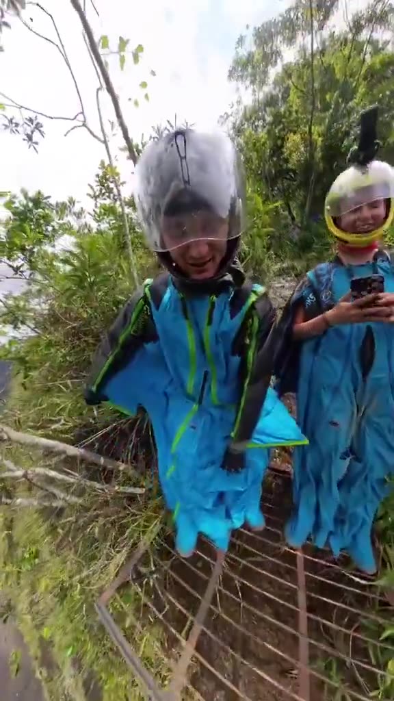 Wing suit BASE jump